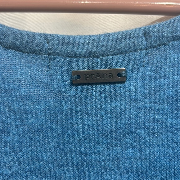 NWT PRANA Blue Hemp Blended Dress Size Medium - Picture 8 of 9